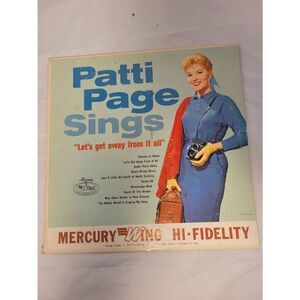 Patti Page Sings "Let's get away from it all" LP Vinyl Record